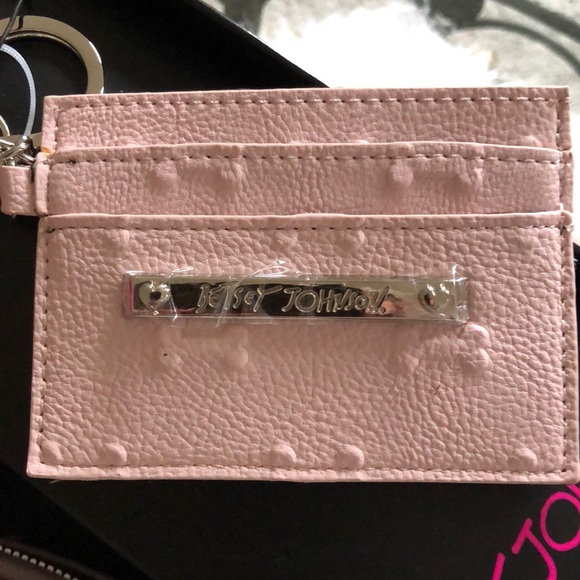 Betsey Johnson Dog Backpack ID/Card Case Box Set - Picture 8 of 11